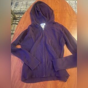 Worthington Deep Purple Zip-Up Jacket